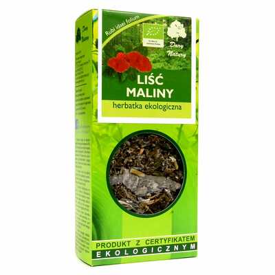 HERBATKA LIŚĆ MALINY EKO 25G DARY NATURY