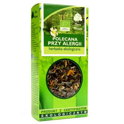 HERBATKA POLECANA PRZY ALEGRII BIO 50g DARY NATURY