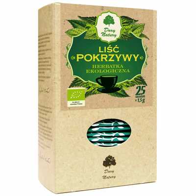 HERBATKA LIŚĆ POKRZYWY BIO 25X1,5G DARY NATURY