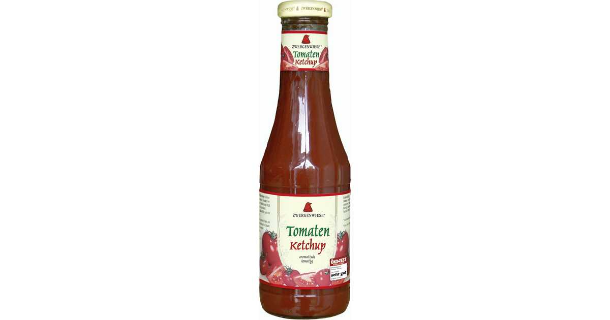 KETCHUP BEZGLUTENOWY BIO 500 ml ZWERGENWIESE JaglankaDelikatesy.pl