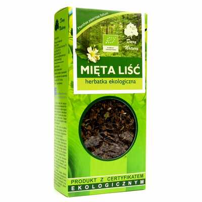 HERBATKA LIŚĆ MIĘTY BIO 25 g DARY NATURY