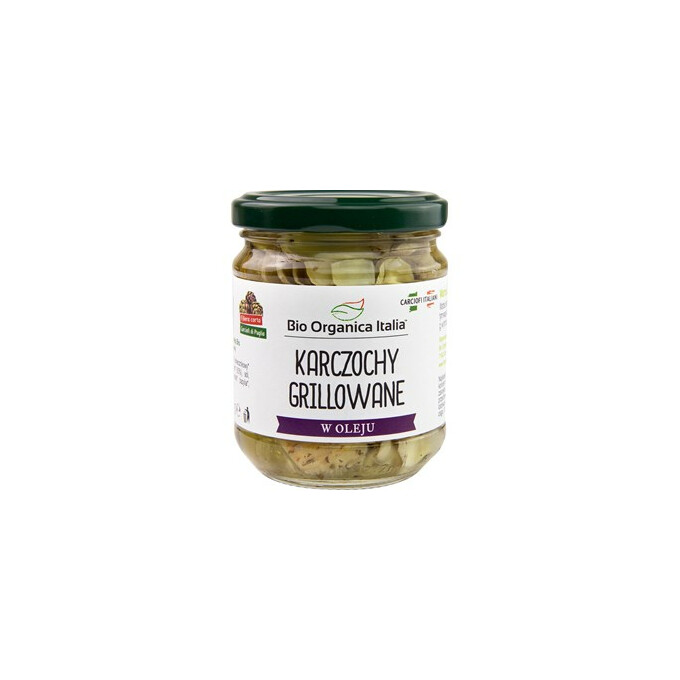 KARCZOCHY GRILLOWANE W OLEJU SŁOIK BIO 190 g - BIO