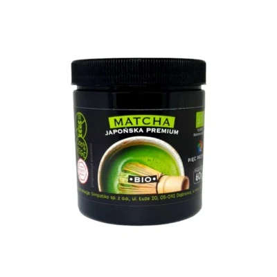 HERBATA ZIELONA MATCHA JAPOŃSKA BEZGLUTENOWA BIO 6