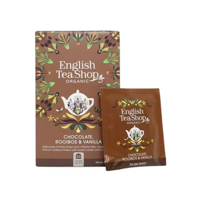 HERBATA ROOIBOS KAKAO WANILIA 20X2 BIO 40GB ENGLIS