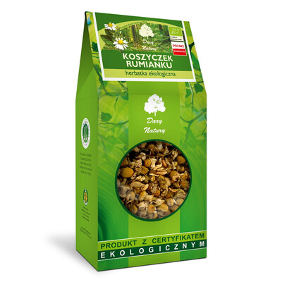 HERBATKA Z KOSZYCZKÓW RUMIANKU 100 g - DARY NATURY