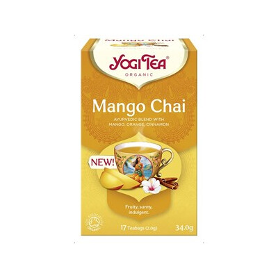 HERBATKA MANGO CHAI BIO (17 x 2 g) 34 g - YOGI TEA